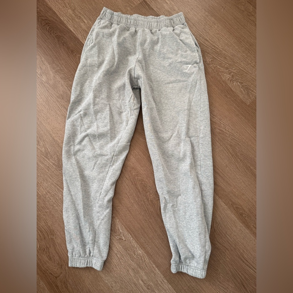 Gymshark Training Fleece Joggers - Light Grey Core Marl | XS